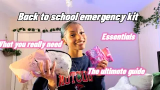 WHAT’S IN MY BACK TO SCHOOL EMERGENCY KIT*everything you need*|essentials