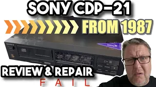 Sony CD Player (1987) What did I do wrong?