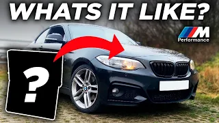 I DROVE A STOCK BMW 220i F22 AND THEN INSTALLED A PERFORMANCE PART TO IT