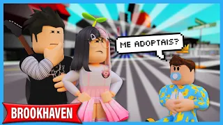 Me Adoptan en Brookhaven *Sale Mal* - Roblox YoSoyLoki