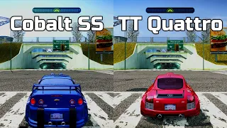 NFS Most Wanted: Chevrolet Cobalt SS vs Audi TT 3.2 Quattro - Drag Race