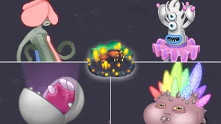 Light Island - All Monsters Sounds & Animations | My Singing Monsters