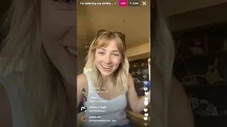 Emily Rudd's instagram live part 2 of 5  (09/18/21)