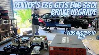 Denver's E36 gets the E46 330i brake upgrade and more!