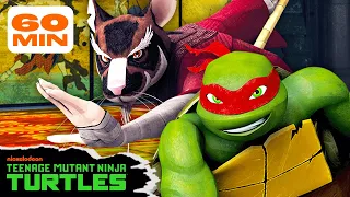 Turtles Training Like Ninjas for 60 Minutes Straight | TMNT