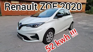 (продано) 16,490$ Renault Zoe 2020 52kwh запас ходу 400км.