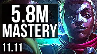 EKKO vs SYLAS (MID) (DEFEAT) | 5.8M mastery, Quadra, 2500+ games | EUW Challenger | v11.11