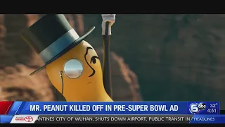 Planters announces death of Mr. Peanut; Funeral to air in Super Bowl