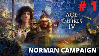 AGE OF EMPIRES 4 GAMEPLAY WALKTHROUGH PART 1 || THE NORMAN CAMPAIGN