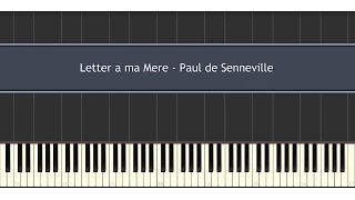 Letter a ma Mere - (Richard Clayderman) Paul de Senneville (Piano Tutorial)