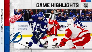 Red Wings @ Lightning 12/6 | NHL Highlights