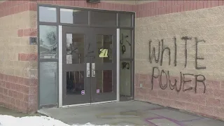 Caldwell High School graffitied after student protest