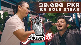 30,000 PKR For Gold Steak | NUSRET STEAK HOUSE ISTANBUL | SALTBAE | Mansoor Qureshi MAANi