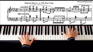 Graceful Ghost Rag | Piano Tutorial with Sheet Music