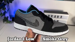 Air Jordan 1 Low Smoke Grey Review& On foot