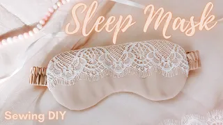 How to Sew Sleep Mask l Satin Eye Mask Tutorial