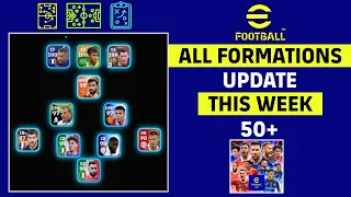 All Formations Update This Week in eFootball 2023 Mobile | Best Formations On This Week