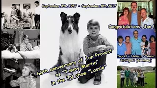 60th anniversary of Jon Provost as "Timmy Martin" in the TV-series "Lassie", September,8th,2017