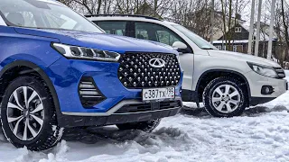 Старый НЕМЕЦ или новый КИТАЕЦ? CHERY tiggo 7 PRO vs VOLKSWAGEN Tiguan.