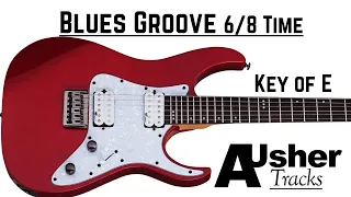 Blues Groove in 6/8 Time Guitar Backing Track | Key of E