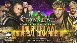 Promo Roman Reigns Vs Logan Paul WWE Crown Jewel 2022 - WWE Smackdown 04/11/2022 (En Español)