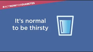 🥛 Being thirsty all the time is a warning sign for type 2 diabetes.