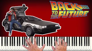 Back to the Future theme song - PIANO TUTORIAL