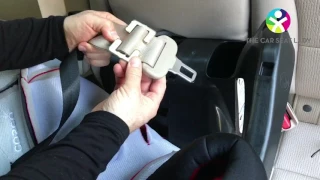 How to use a locking clip to install a car seat - The Car Seat Lady