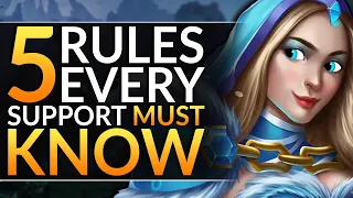 5 RULES You MUST MASTER: What I Wish I Knew - SUPPORT Position 4 + 5 - Dota 2 Pro Guide