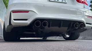 BMW F80 M3 アクラポビッチ バブリング音