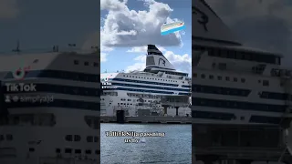 Tallink Silja passing ur by from water view🛳️ | Silja Line | Day 23 | July Challenge - A video a day