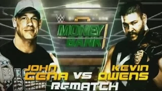 WWE Money in the Bank 2015 John Cena vs Kevin Owens 2K15 HD!