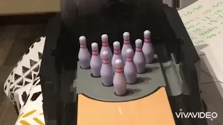 Tabletop bowling alley