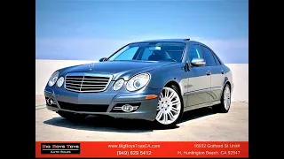 2008 Mercedes E350 in flint grey from Big Boys Toys Auto Sales - California