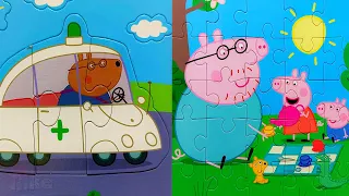 Peppa's Family, Doctor Bear, Mr. Zebra | A collection of puzzles for kids Peppa Pig | Merry Nika