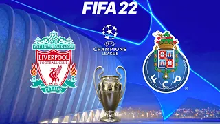 FIFA 22 | Liverpool vs FC Porto  - UEFA Champions League UCL 2021/22 - Full Match & Gameplay