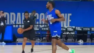 Bronny James NBA Combine 3pt Shooter And 40 Inch Vertical.