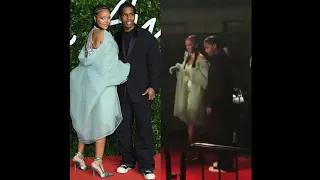 Rihanna and Asap Rocky booed up at the British fashion awards