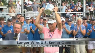 Bernhard Langer wins U.S. Senior Open at Sentry World