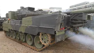 Leopard 2A7 engine start up - LEOPARD 2A7 - 1500 horsepower start up