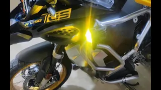 How Easily to Install LA30 LED Auxiliary Fog Driving Lights to Keep The Motorcycle Neat#CNSUNNYLIGHT