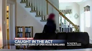 Nanny cam catches alleged thief in the act during a realtor's open house