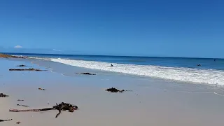 Long Beach Kommetjie on a December day in Cape Town