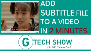 ✔️ How to Combine or Merge Subtitle (SRT) Files with a Video in 2 Minutes | Merging SRT Files