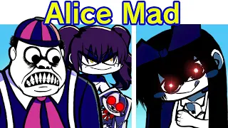 Friday Night Funkin' Alice Mad & Hopeless DEMO + Cutscenes (FNF Mod) (Alice In Wonderland/Horror)