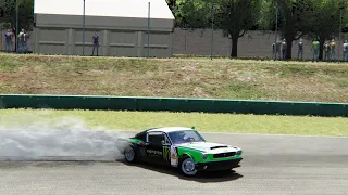 Drift with Mustang Fastback 1967 at the Assetto Corsa