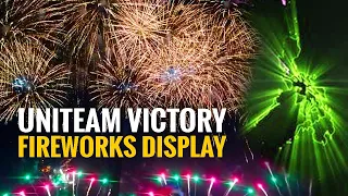 Matinding Fireworks Display sa Huling Miting de Avance ng BBM-Sara Uniteam sa Parañaque!