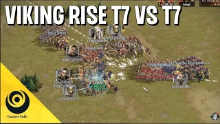 VIKING RISE WAR KVK T7 VS T7 | VIKING RISE INDONESIA