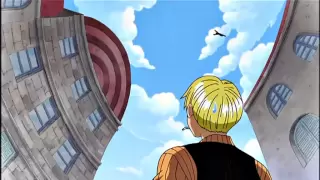 One Piece Funny moments: Luffy,Sanji and Zoro mistaking Kaku for Usopp