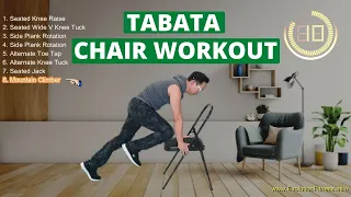 Low Impact Tabata Chair Workout : CORE